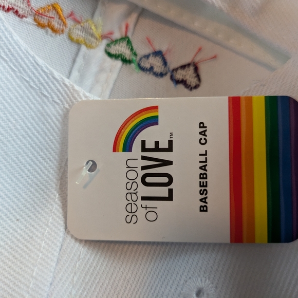 Season of love, embroidered PRIDE baseball cap new in original packaging - Picture 2 of 2